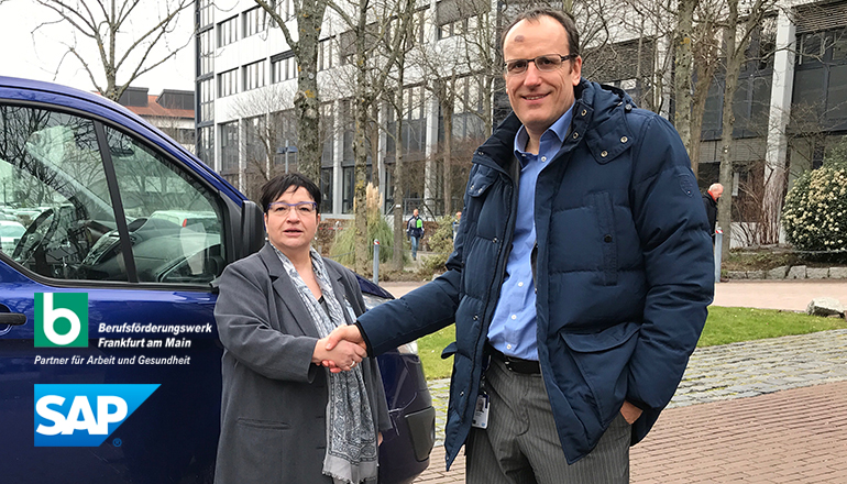 "Interessant und inspirierend", sagt Vera Moser, Centerleiterin im BFW Frankfurt am Main über den ersten BFW-Ausbilder-Austausch bei SAP, zu dem Alexander Eckhardt von SAP eingeladen hatte.